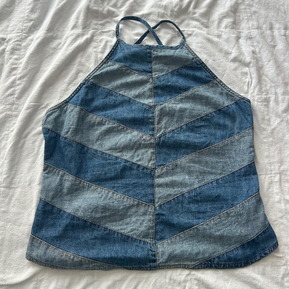 Faded Glory Jean Halter Top